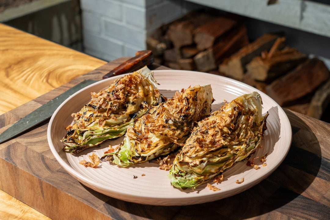 Andy Cooks - Grilled Cabbage Side Dish